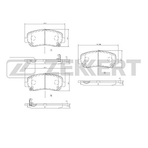 ������� ��������� TOYOTA Echo 1.0-1.3 99-05 / Platz 1.0-1.5 99-05 / Soluna 1.3 02- / Vios 1.3-1.5 02-08