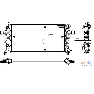 �������� OPEL ASTRA G/ZAFIRA A (600x377x22)