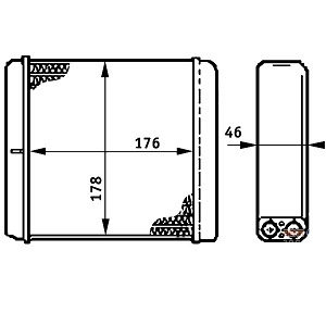 �������� ����� OPEL ASTRA F/VECTRA A (190x170x33)