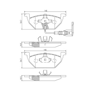 ������� ��������� AUDI A3 10-/VW JETTA 11-/GOLF IV/V/VI/SKODA OCTAVIA 10-/YETI 10-