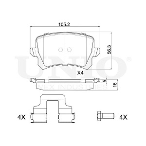 ������� ��p������ VW Passat 1.6-3.2 05-10/Tiguan 1.4-2.0 07>