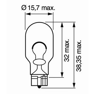 ����� 12V 16W W2,1x9,5d 