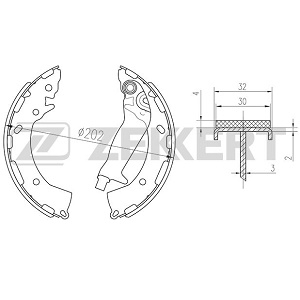 ������� ��������� HYUNDAI Accent IV 10-/i10 08-/i20 08-/Solaris 11-/Kia Rio III 11-