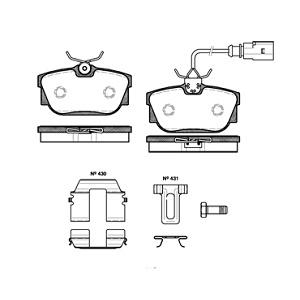 ������� ��������� VW Transporter T IV/Sharan 90->/FORD Galaxy 95