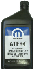 ����� �������������� DEXTRON ATF+4 Mopar ��� ������������ ����������� 1�.05013457AA