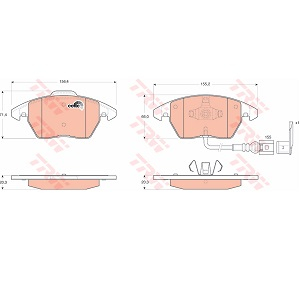 ������� ��������� AUDI A3 03-/VW GolfV/Passat 00- ���.