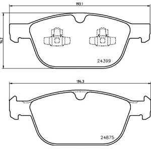 ������� ��������� VOLVO XC60 (156) 05/08->/VOLVO XC90 I (275) 06/02-01/15