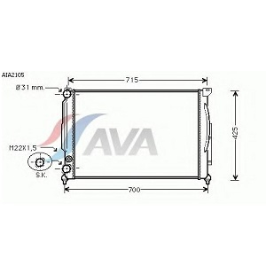 �������� AUDI A4/A6/SKODA/VW PASSAT (632x398x32)