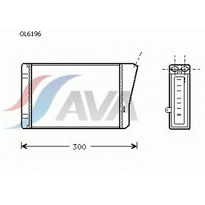 �������� OPEL OMEGA B (239x159x47)