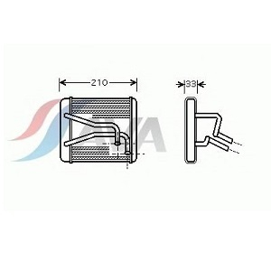 �������� KIA Spectra/Sephia/Shuma II 1,5-1,8L 93-> (182x146x42mm) 
