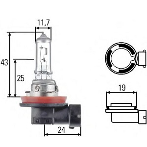 ����� H11 12V/55W/PGJ19-2 Eco