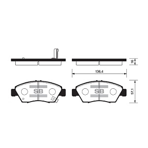 ������� ��������� HONDA CIVIC 1.4I/1.6I 91-01