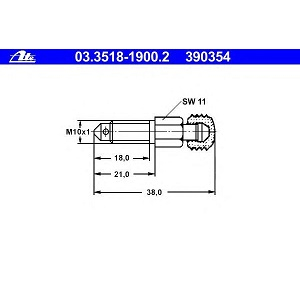 ������ M10x1/11x38 ��������