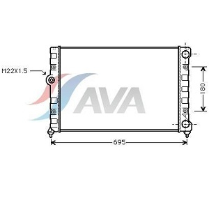 �������� VW GOLF3/VENTO (630x320x32)