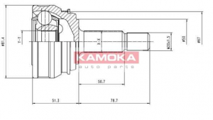 ���� SEAT TOLEDO 92- 22x30x53,2mm 