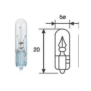 ����� 12V 1.2W W2X4.6D 5XFS10