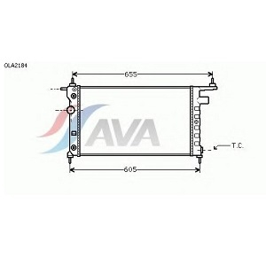 �������� OPEL CORSA (530x285x26)