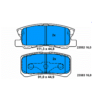 ������� ��������� MITSUBISHI ASX PAJERO III/MITSUBISHI LANCER C8(CS2A-CS5W) 00-07