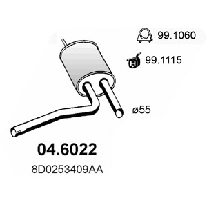 ��������� �����. AUDI 80 1.8/2.0 86-96 