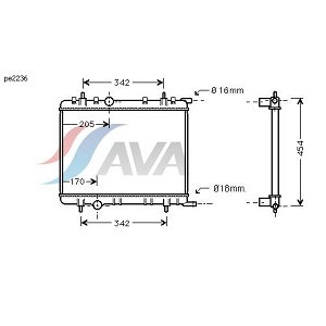 �������� CITROEN BERLINGO/PEUGEOT 307 02- (690x340x27)