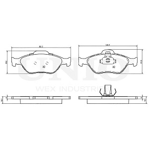 ������� ��������� FORD FIESTA 08-/MAZDA 2 07-/DAIHATSU MATERIA L 06-