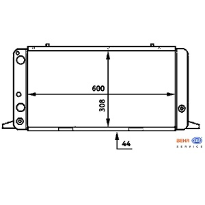 �������� AUDI 80/90 86-91 (600x310x40)