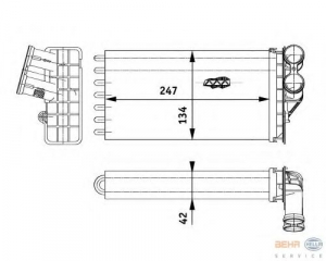 �������� ����� CITROEN C4 (247x134x42)