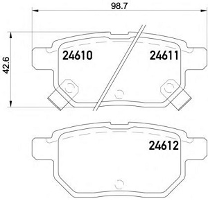 ������� ��������� TOYOTA Corolla 02->/Auris 07->
