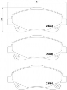 ������� ��������� TOYOTA Avensis 03-