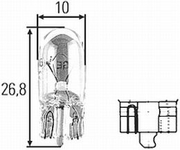 ����� 12V 5W W2.1x9.5d