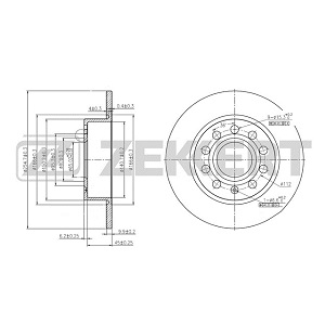 ���� ��������� ����. AUDI A3 1.6-2.0/TDI 08/04->.SEAT Altea 1.6-2.0/TDI 03/04->/Le