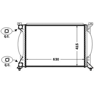 �������� AUDI A4/A6/SKODA/VW PASSAT (632x399x32)