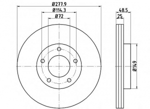 ���� ��������� ���. MAZDA 3 1.4/1.6 03>/MAZDA 5 15 1.8/2.0/2.0D  