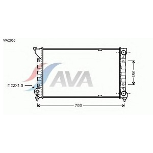 �������� VW GOLF 1.4 91-98 (429*322*23)