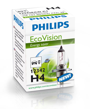  4 12V 60/55W+30% P43t-38 Eco Vision