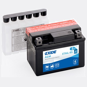 p EXIDE AGM 12B 3 50A 113x70x85 .0(- +)