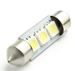 - 11x38mm 3 SMD WHITE