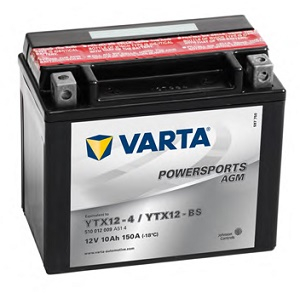 p VARTA POWERSPORTS AGM 12 10A 150A 15288131 .1(+ -)