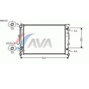  AUDI A4 1.6/1.8/1.9TD 94- (632x398x34)