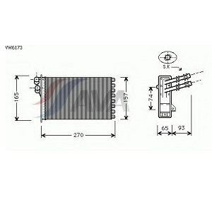   AUDI A3/TT/VW GOLF4 (234x156x42)