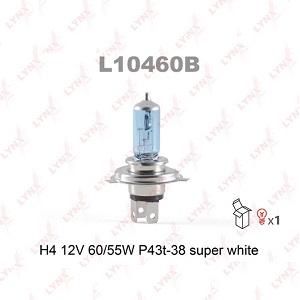  H4 12V 60/55W P43T-38 SUPER WHITE