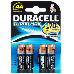  DURACELL AA LR6 BP2 TURBO 1.5V