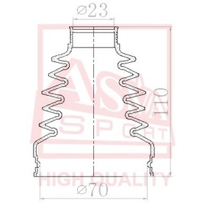   24x70x107 VW GOLF IV 1997-2003