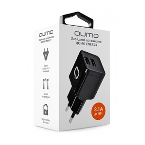   QUMO Charger 0061  3A 2 USB