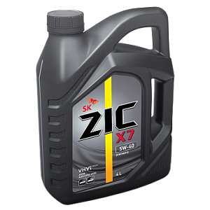 ZIC X7 SAE 5W-40 4.