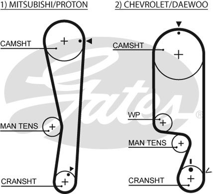   CHEVROLET/DAEWOO/MITSUBISHI 109x25