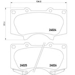   TOYOTA Land Cruiser Di 03-/Pajero 07-