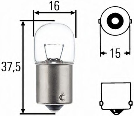  12V R5W 5W BA15S