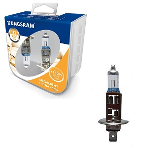  H1 TUNGSRAM Megalight Ultra +150% P14,5s