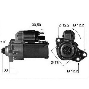  AUDI A3 -05/03 (12V/1.1KW)